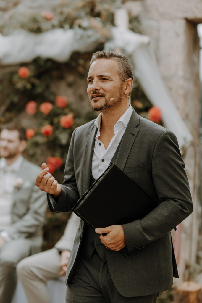 Martin als Trauredner